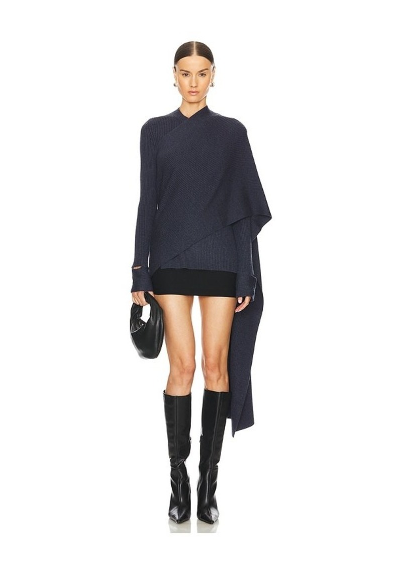 Helmut Lang Draped Top