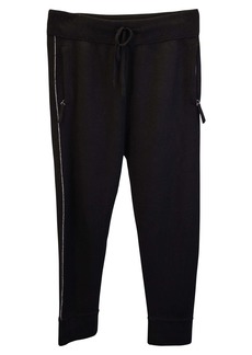 Helmut Lang Drawstring Sweatpants in Black Cashmere