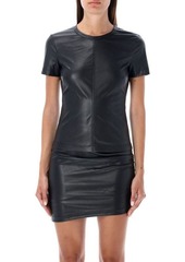 HELMUT LANG Faux leather tee