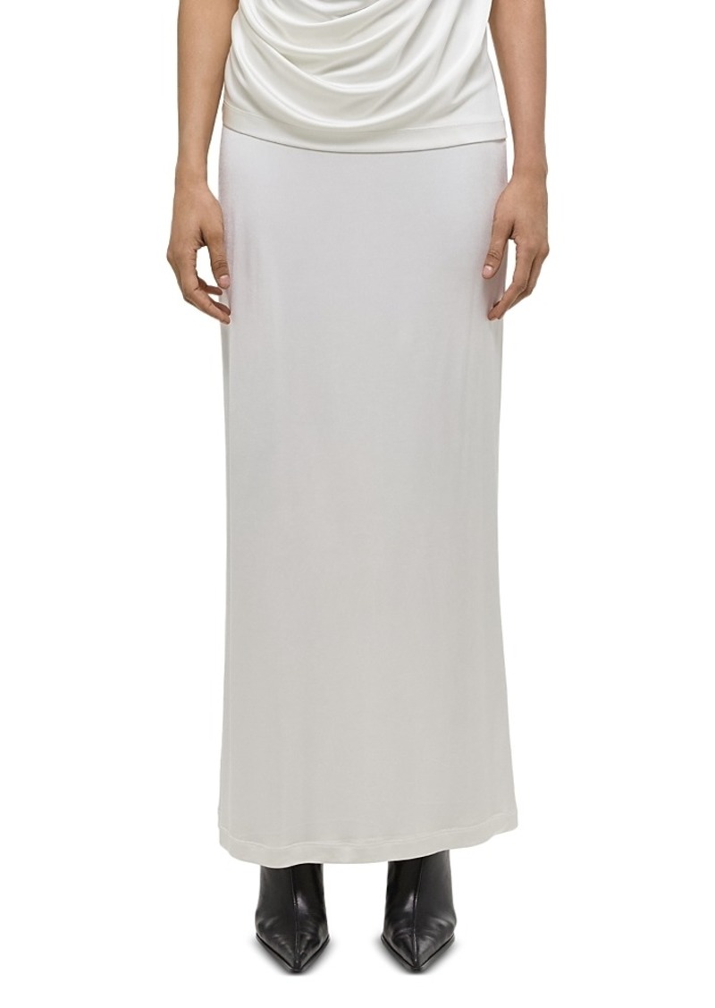 Helmut Lang Fluid Straight Maxi Skirt