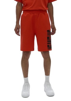 Helmut Lang French Terry 9 Stencil Shorts