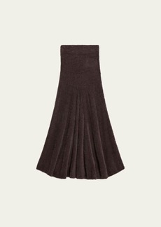 Helmut Lang Fuzzy Eyelash Maxi Skirt