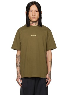Helmut Lang Khaki Space T-Shirt