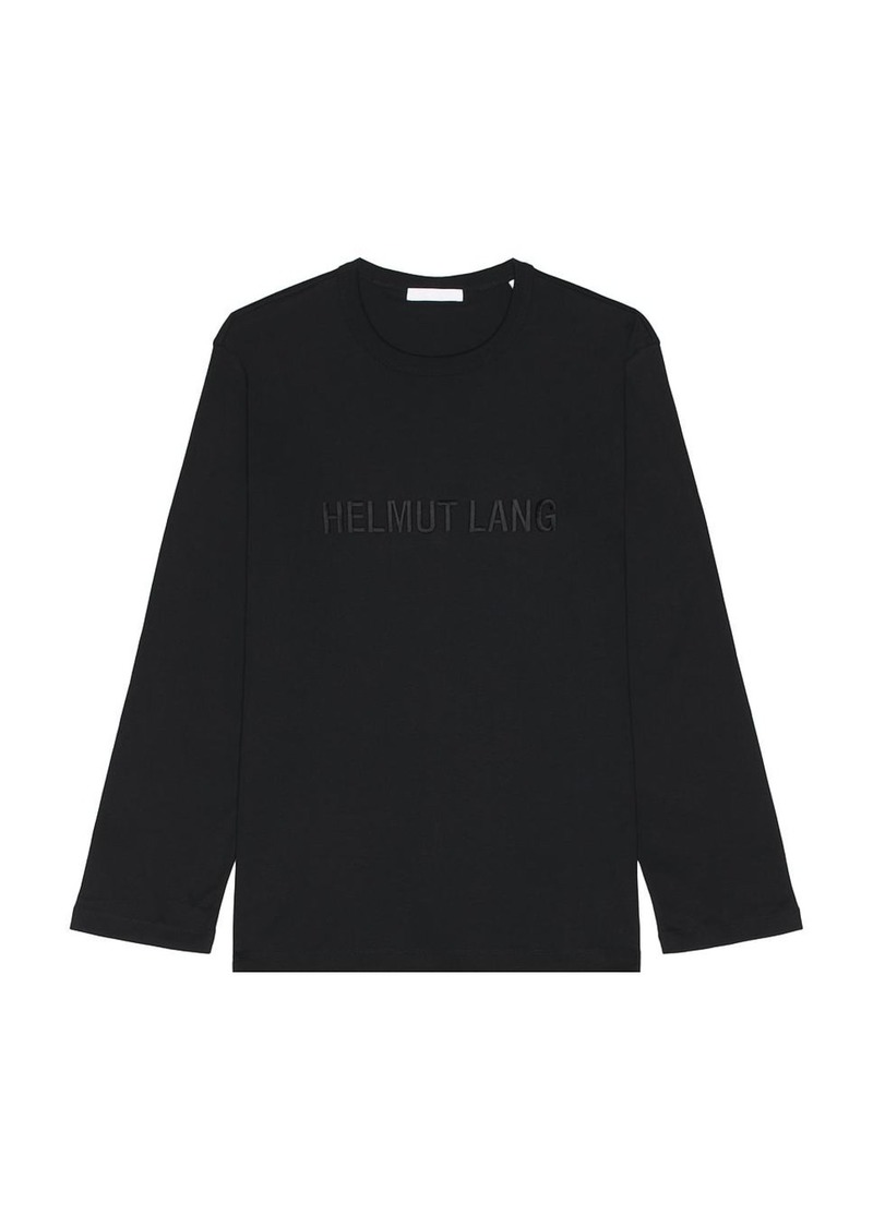 Helmut Lang Long Sleeve Logo Tee