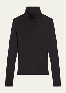 Helmut Lang Long-Sleeve Turtleneck Top