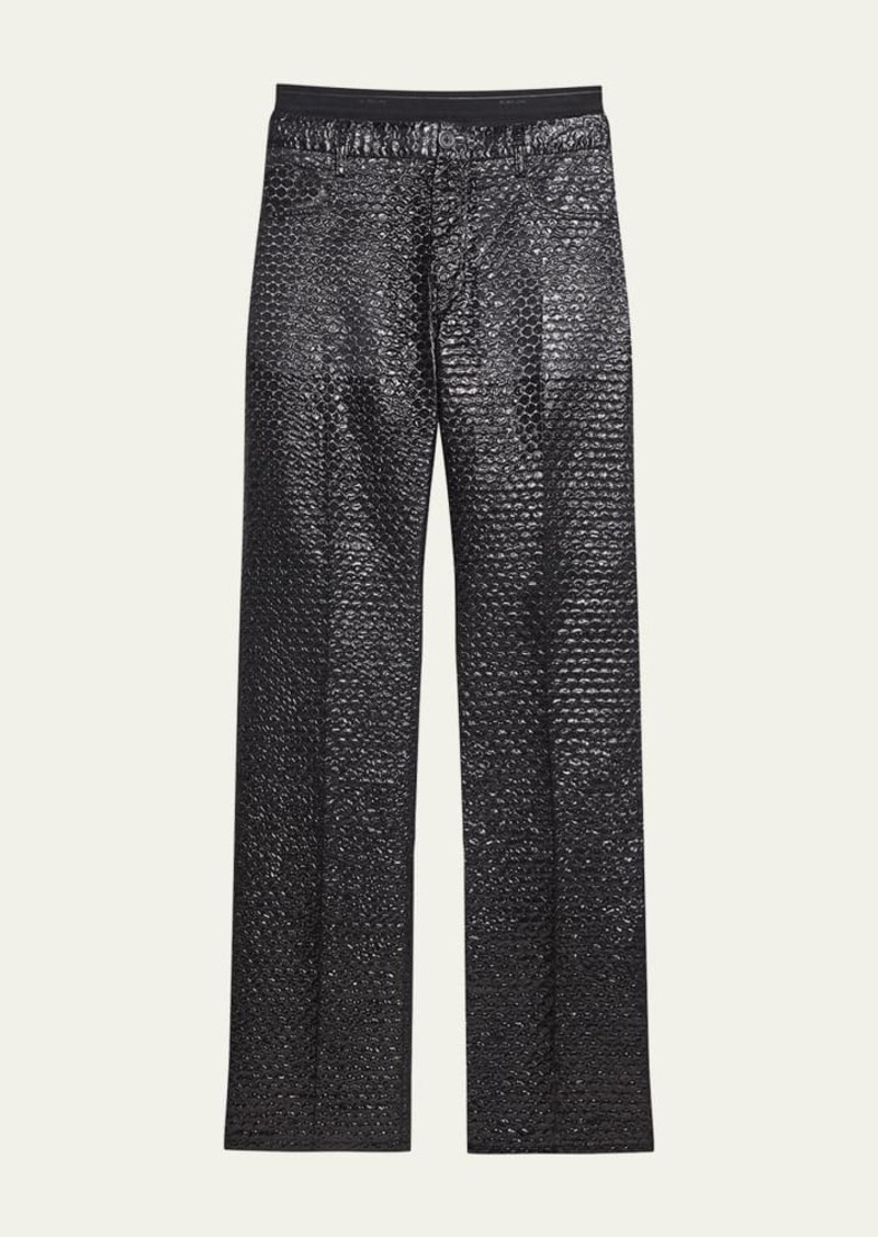 Helmut Lang Men's Bubble Wrap Worker Pants