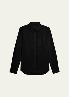 Helmut Lang Men's Classic Button-Down Soft Cotton Shirt