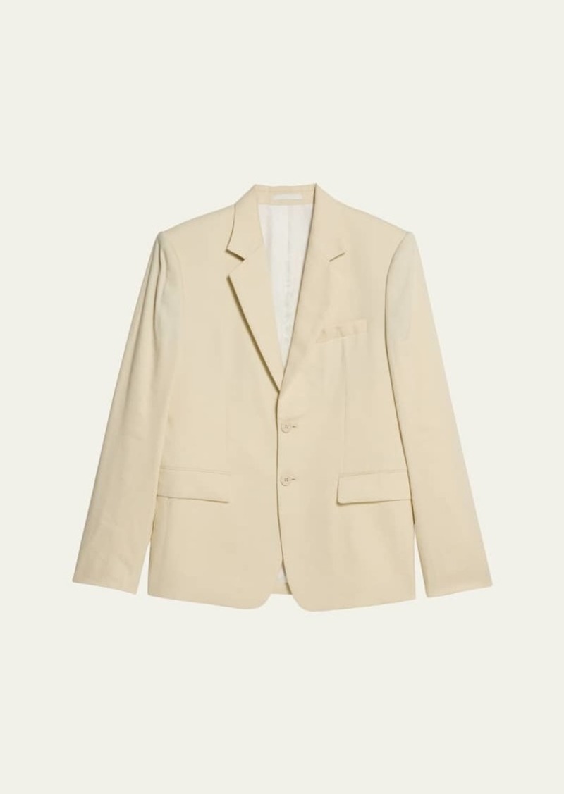 Helmut Lang Men's Classic Linen-Blend Blazer