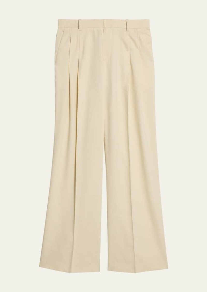 Helmut Lang Men's Double-Pleated Pants