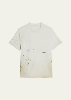 Helmut Lang Mens Jersey Paint Splatter T-Shirt