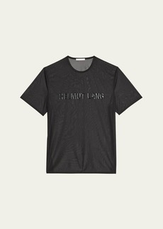 Helmut Lang Men's Sheer Logo T-Shirt