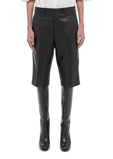 Helmut Lang Nappa Leather Shorts