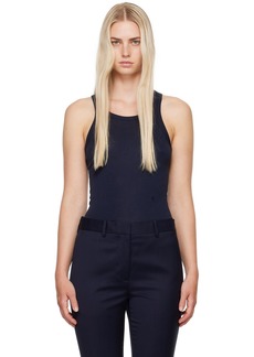 Helmut Lang Navy Racer Tank Top