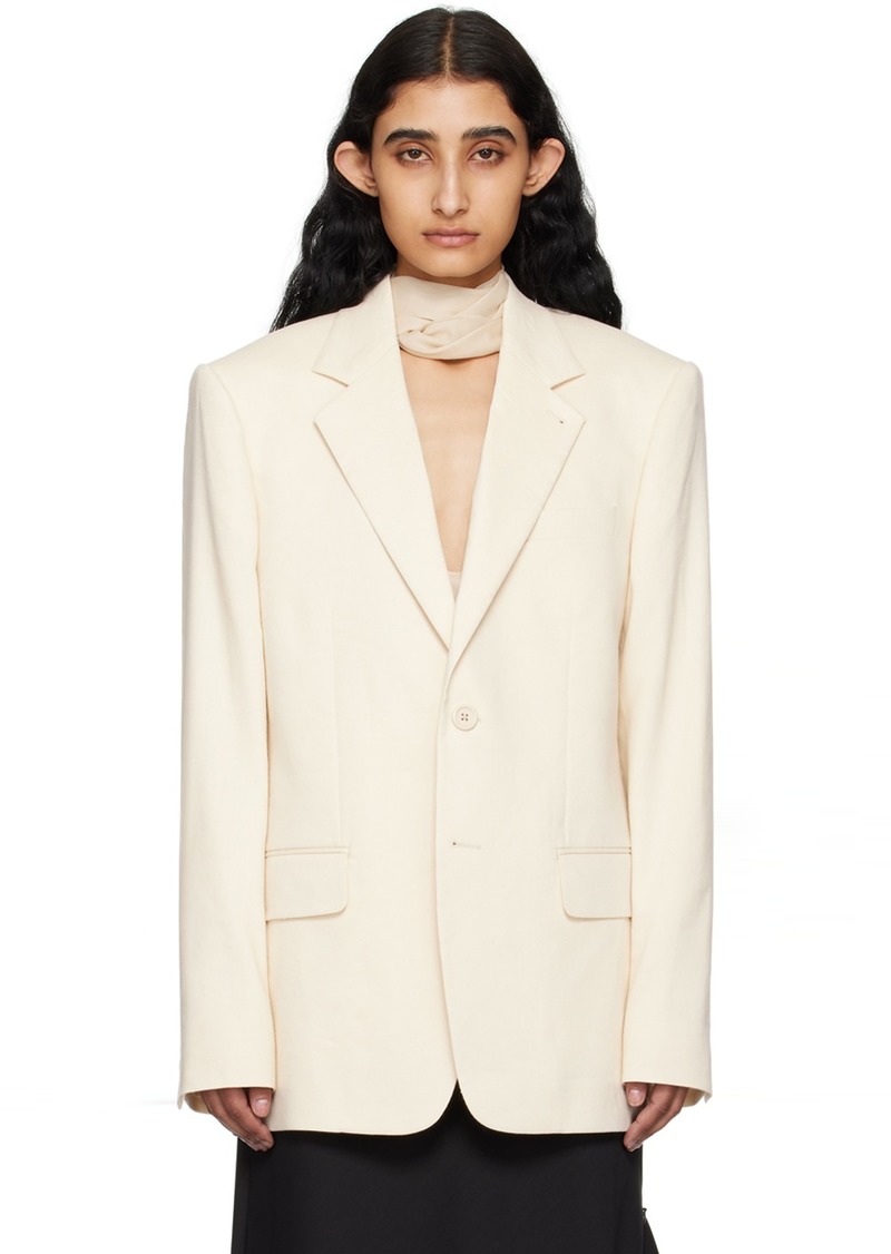 Helmut Lang Off-White Classic Blazer