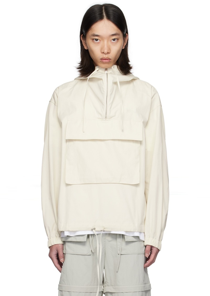 Helmut Lang Off-White Gusset Pullover Jacket