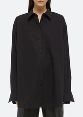 Helmut Lang Oversize Poplin Button-Up Shirt