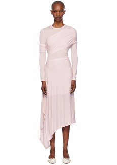 Helmut Lang Pink Protection Maxi Dress