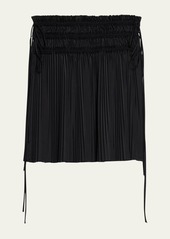 Helmut Lang Pleated Mini Skirt