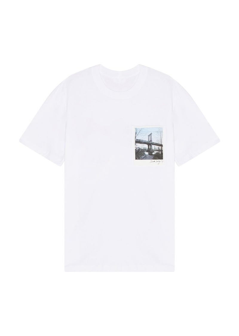 Helmut Lang Postcard Skyline Short Sleeve T-Shirt