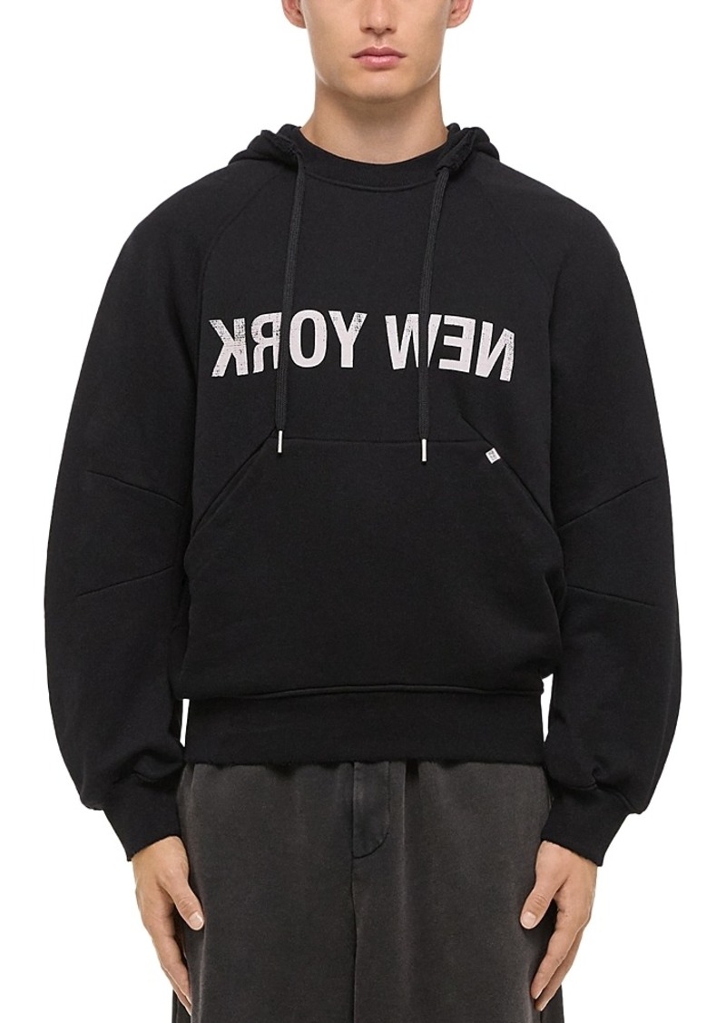 Helmut Lang Relaxed Fit Graphic Hoodie