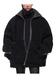 Helmut Lang Reversible Hooded Leather Coat