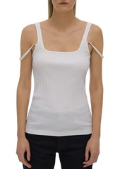Helmut Lang Ribbed Double Strap Tank