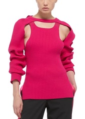 Helmut Lang Ribbed Shrug Sweater