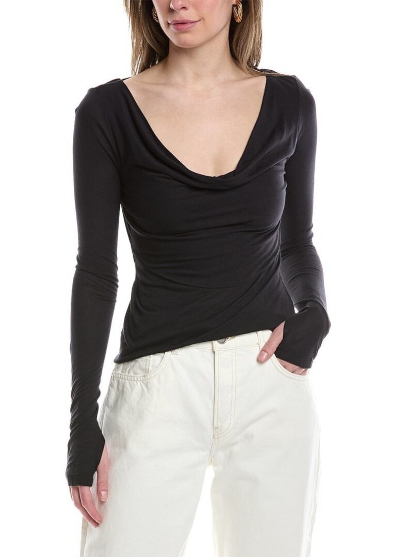 Helmut Lang Scala Cowl Top