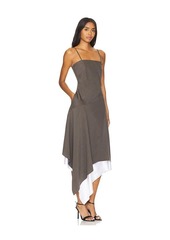 Helmut Lang Scarf Hem Dress