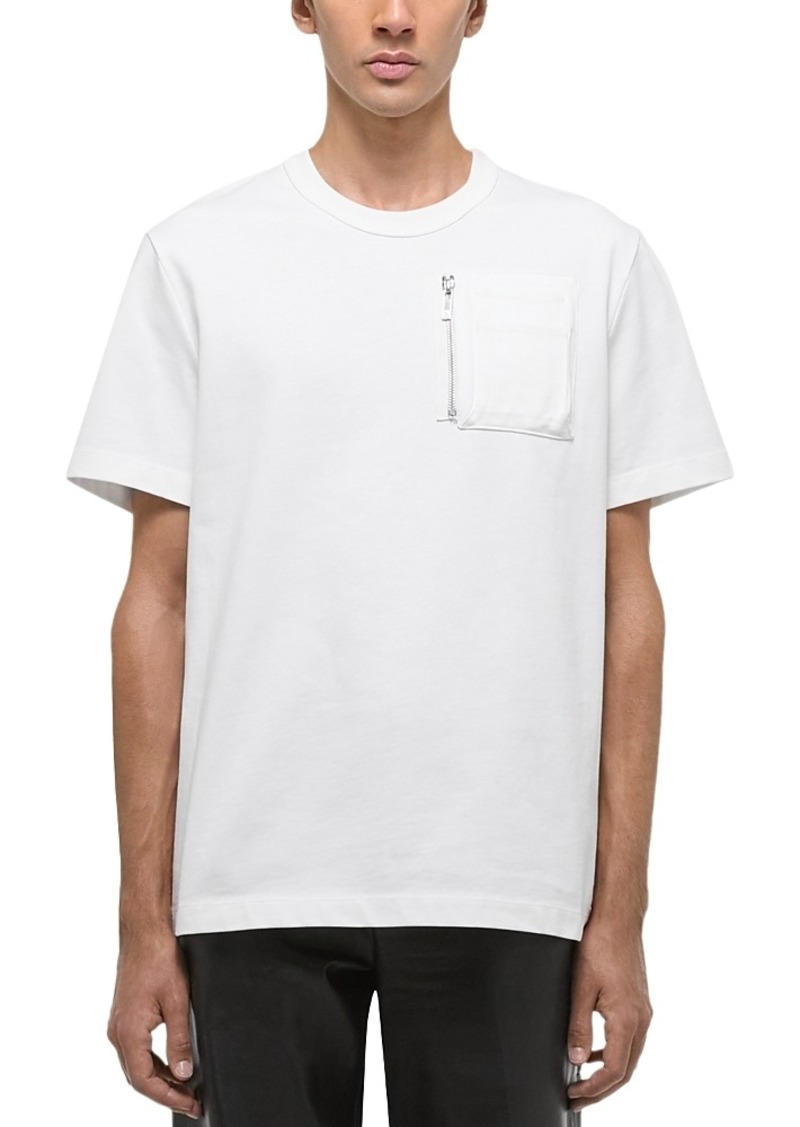 Helmut Lang Short Sleeve Zip Pocket Tee