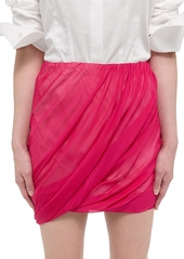 Helmut Lang Silk Bubble Skirt