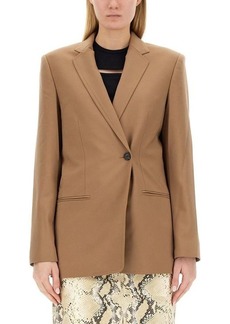 HELMUT LANG SINGLE-DOUBLE BREASTED BLAZER