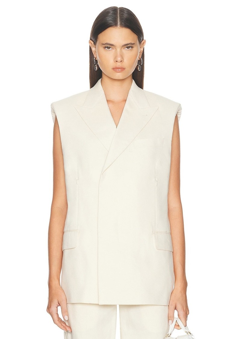 Helmut Lang Sleeveless Blazer