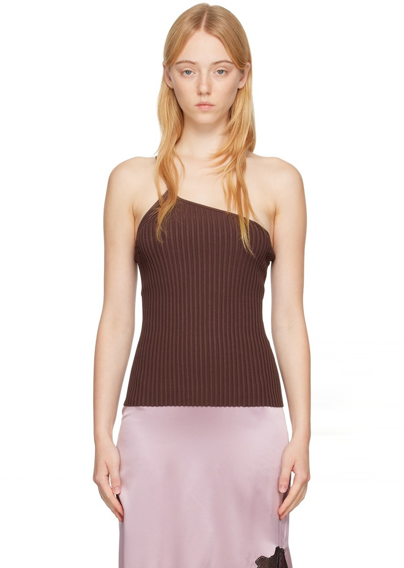 Helmut Lang SSENSE Exclusive Brown Tank Top