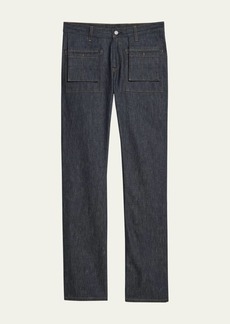 Helmut Lang Straight-Leg Utility Jeans