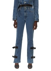 Helmut Lang Strap Bootcut Jeans in High Contrast