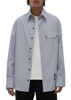 Helmut Lang Striped Shirt Jacket