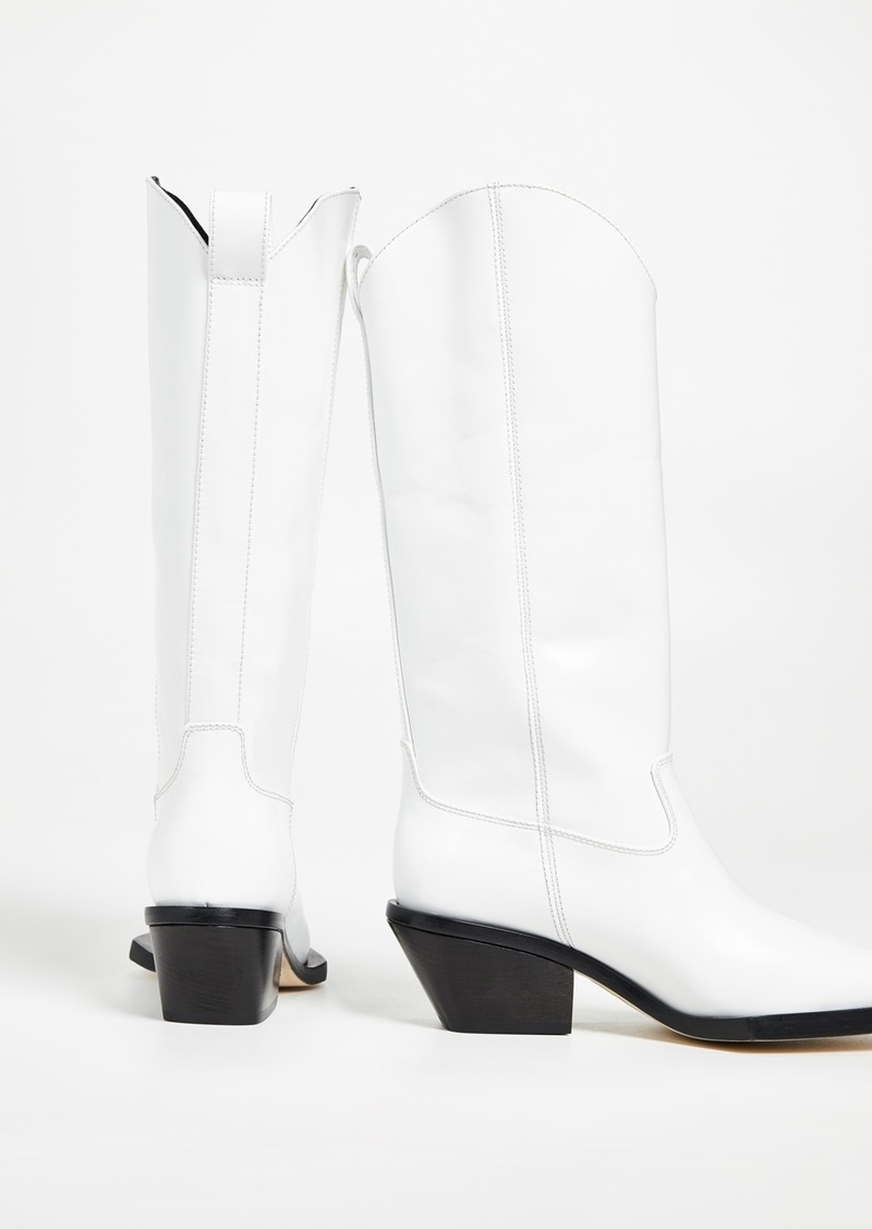 helmut lang white boots