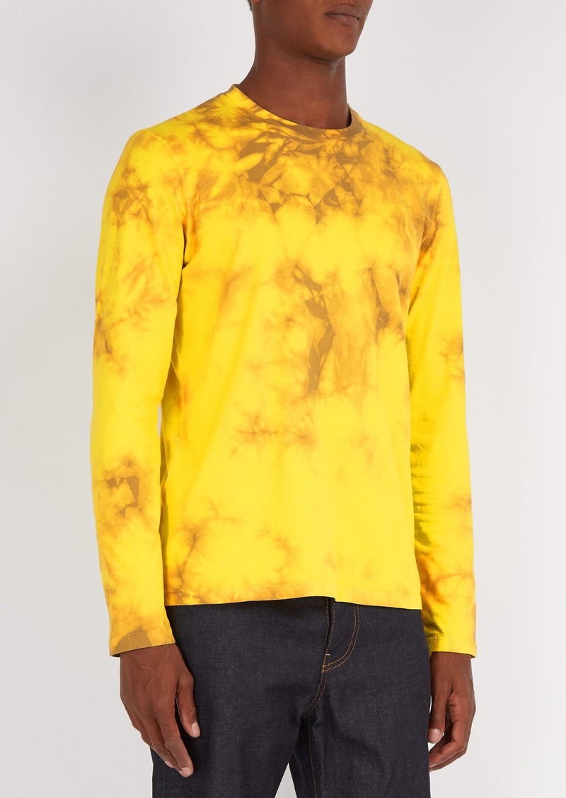 Helmut Lang Helmut Lang Tie dye-print long-sleeved cotton T-shirt | T Shirts
