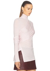 Helmut Lang Turtleneck Wrap Top