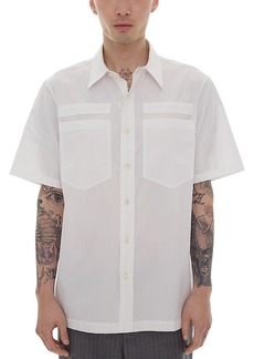 Helmut Lang Utility Relaxed Fit Button Down Shirt