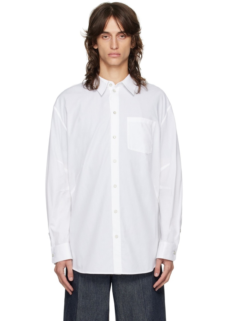 Helmut Lang White Apex Oversized Shirt