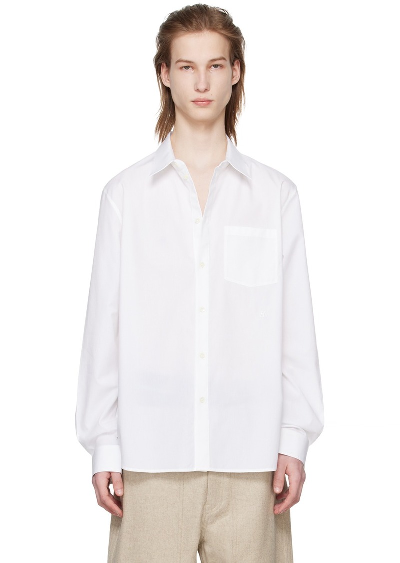 Helmut Lang White Classic Shirt