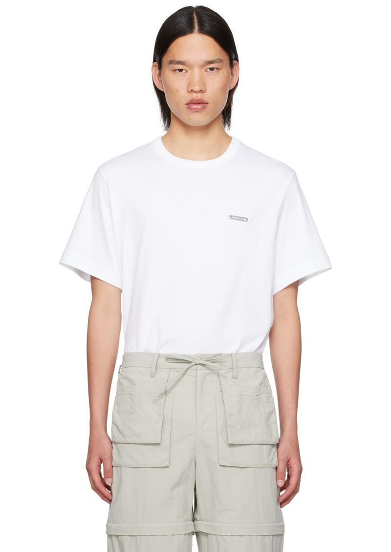 Helmut Lang White Plaque T-Shirt