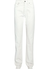 Helmut Lang Woman Masc Hi High-rise Straight-leg Jeans Off-white