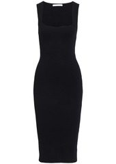 Helmut Lang Woman Contour Ribbed-knit Dress Black