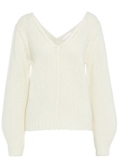 Helmut Lang Woman Open-knit Sweater Ivory