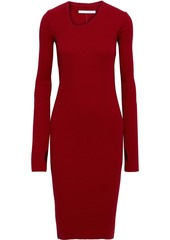 Helmut Lang - Ribbed cotton dress - Red - M
