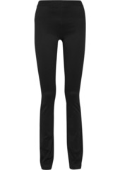 Helmut Lang Woman Stretch-jersey Slim-leg Pants Black
