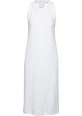 Helmut Lang Woman Twist-back Cotton-jersey Dress White